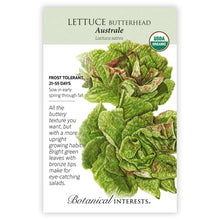 Load image into Gallery viewer, SEEDS: Lettuce - Butterhead Australe