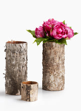 Load image into Gallery viewer, Birch Bark Glass Vase