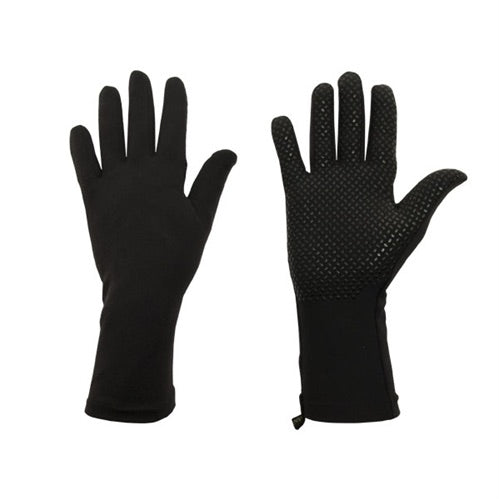 Foxgloves Elle Grip Gloves-Crow Black