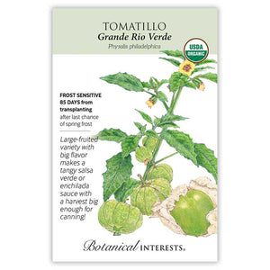 SEEDS: Tomatillo - Grand Rio Verde - Organic