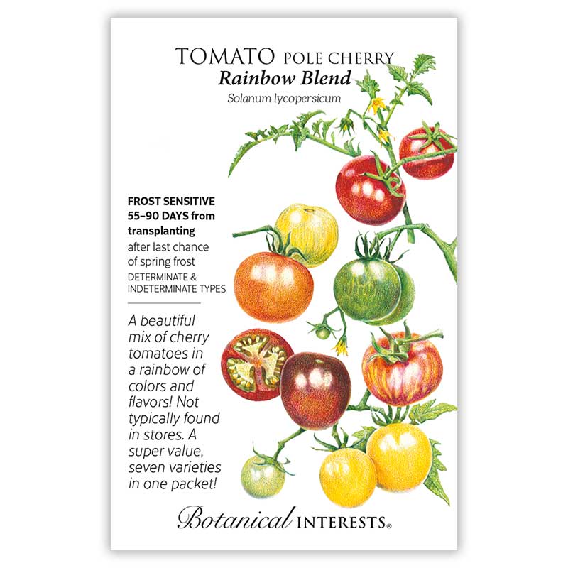 SEEDS: Tomato Cherry - Rainbow Blend - Organic
