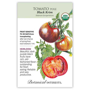 SEEDS: Tomato Pole - Black Krim - Organic