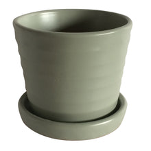 Load image into Gallery viewer, Ribbed Mini Pot w/Saucer - Mixed

