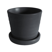 Load image into Gallery viewer, Ribbed Mini Pot w/Saucer - Mixed
