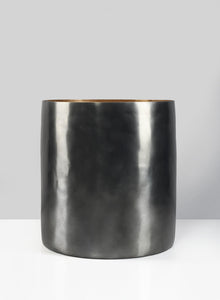 Nairobi Large Black Nickel Vase