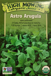 SEEDS: Arugula - Astro - Organic