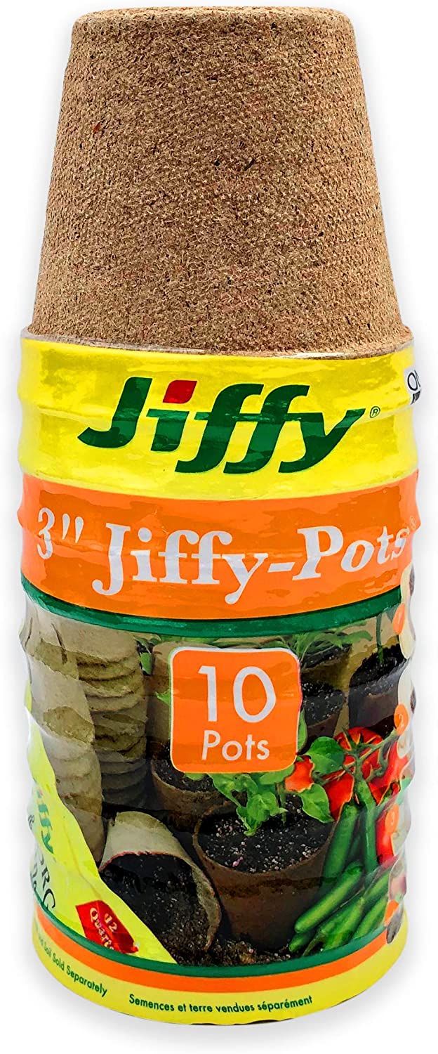 Jiffy Peat Pots 3inch - 10 pack