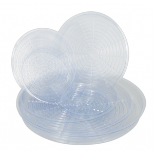 Liteline Clear Plastic Saucer