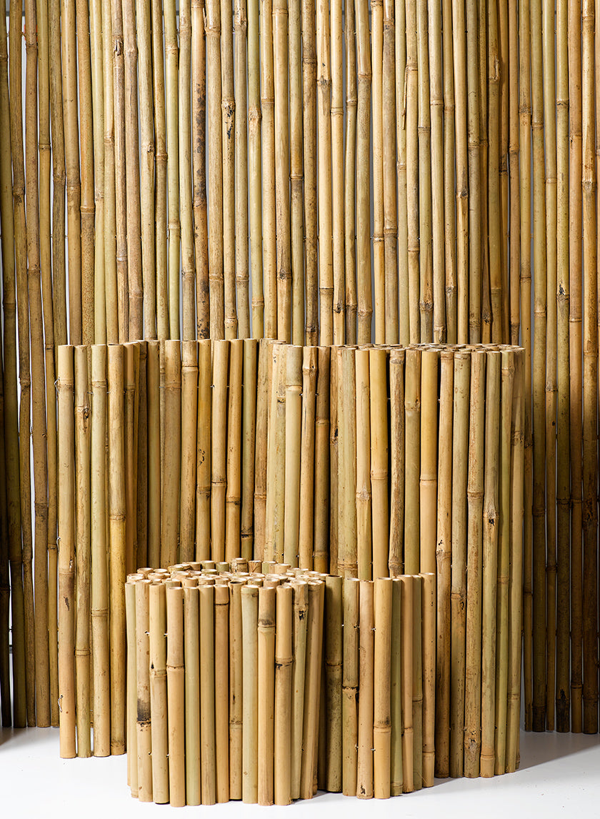 Inside-Wired Bamboo Fence