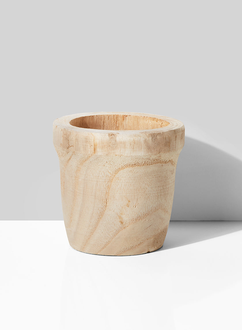 Paulownia Wood Pot